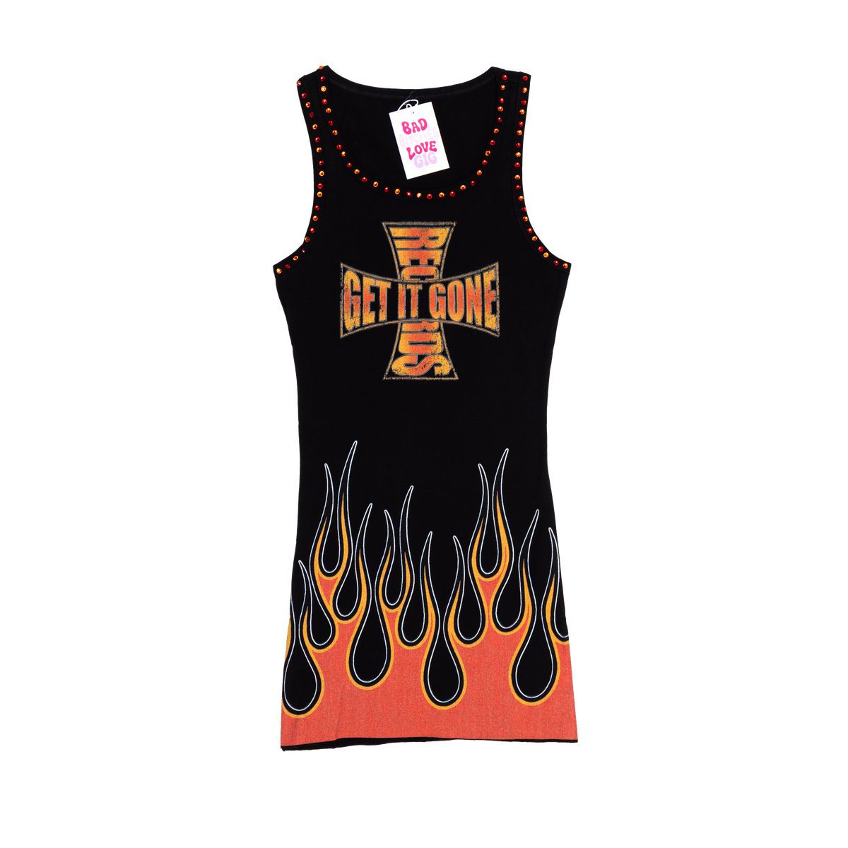 G.I.G RECORDS FLAME DRESS