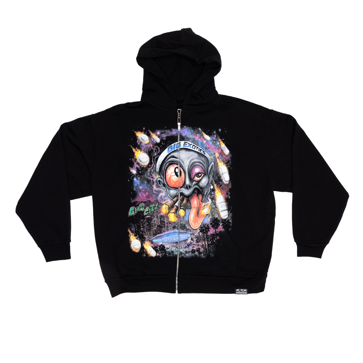 G.I.G CITY ZIP-UP HOODED SWEATSHIRT